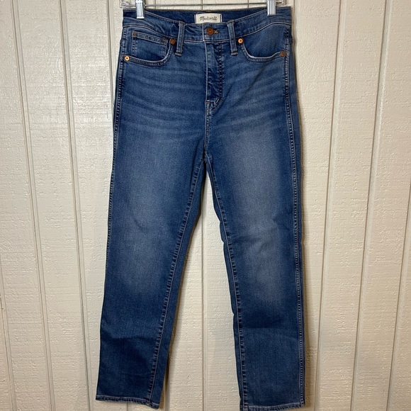 Madewell Stovepipe Jeans in Dearham Wash, size 26. - Picture 7 of 7